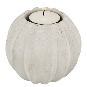 Molde porta-velas com sulco