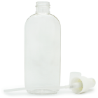 Frasco oval 100 ml com pulverizador branco