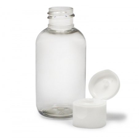 Bouteille plastique boston 55 ml  bouchon dis-top