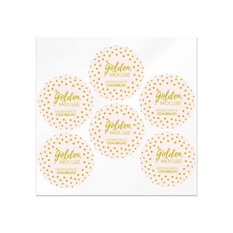 Adesivos golden mousse