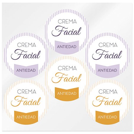 Adesivos creme facial antienvelhecimento