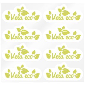 Autocollants de bougies écologiques Autocollants de bougies écologiques