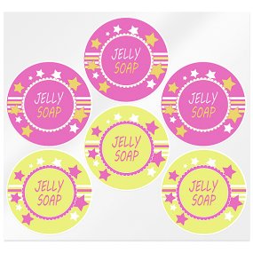 Adesivos jelly soap
