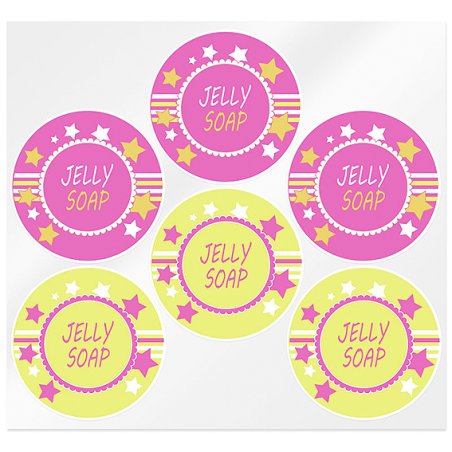 Autocollants jelly soap