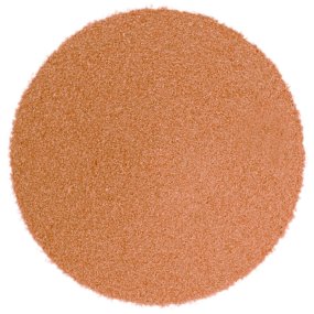 Areia fina de cor terracota