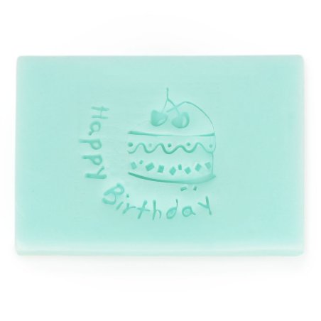 Carimbo para sabonetes happy birthday
