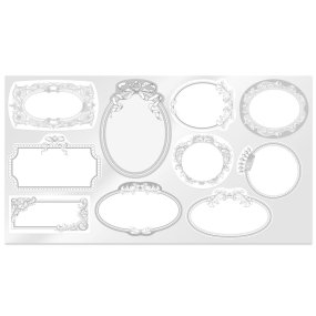 Mélange d’autocollants rétro à écrire sur le dessus Mélange d’autocollants rétro à écrire sur le dessus