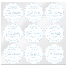 Pegatinas saquito aromatico vintage para personalizar Pegatinas saquito aromatico vintage para personalizar