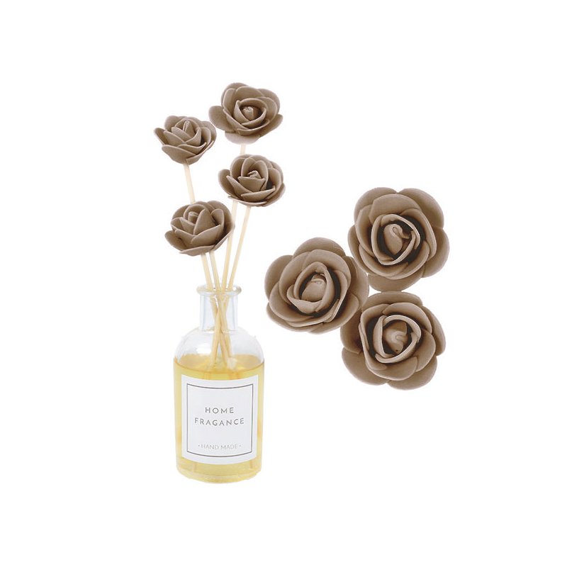 Vareta mikado com flor castanha