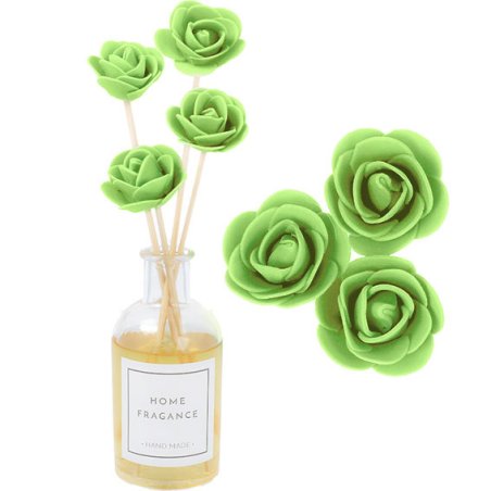 Tige mikado à fleur vert pistache