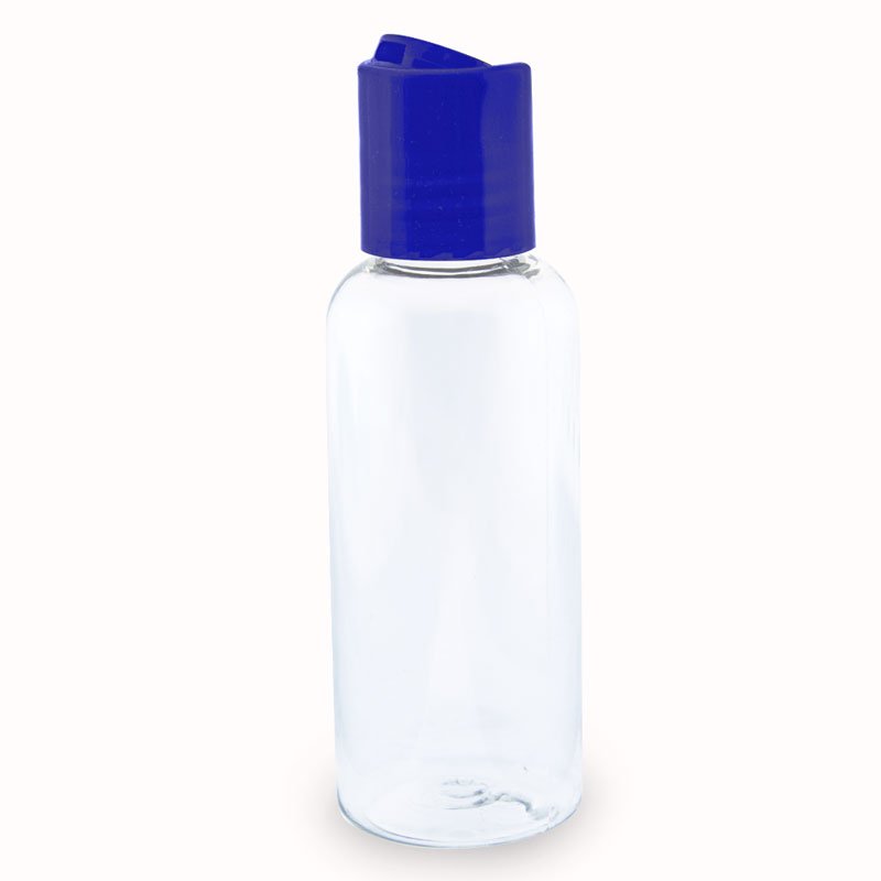 Récipient PET 60 ml bleu marine dis-top capuchon