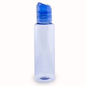 Recipiente pet azul 50 ml tampa disc-top