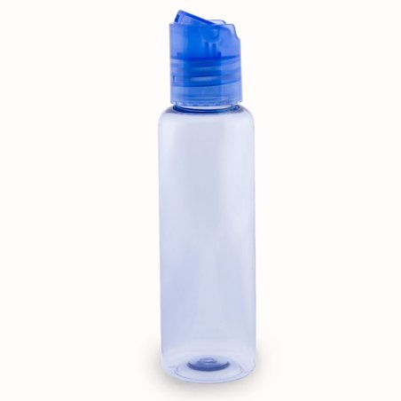 Récipient bleu PET 50 ml dis-top capuchon