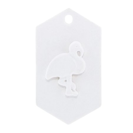 Molde placa com flamingo