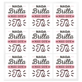Adesivos para velas nada brilha mais que voce