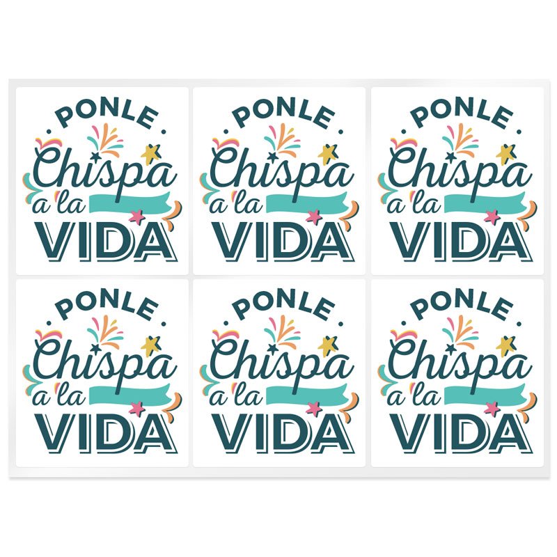 Pegatinas para velas ponle chispa a la vida