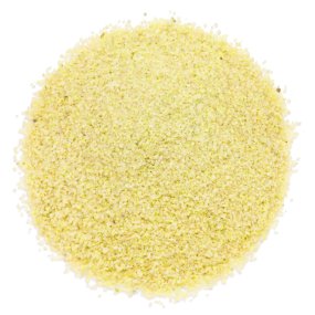 Areia grossa de cor amarelo limao