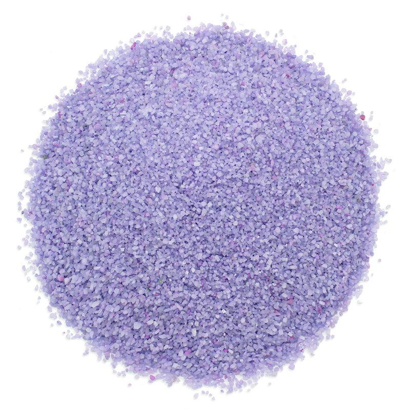 Areia grossa cor violeta