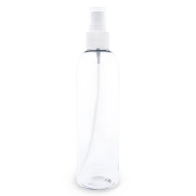 Garrafa pet 250 ml pulverizador branco