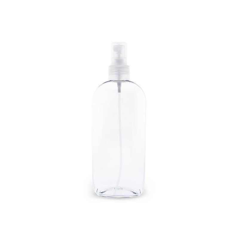 Botella pet ovalada 250 ml pulverizador transparente