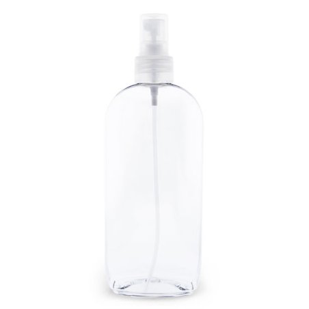 Garrafa pet oval 250 ml pulverizador transparente