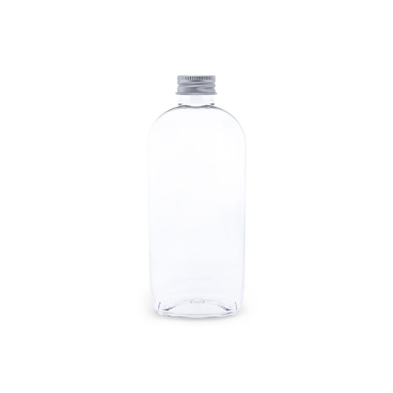 Bouteille pet ovale 250 ml bouchon en aluminium