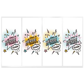 Stickers vous êtes le héros du moment