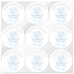 Pegatinas personalizadas juntos podemos con todo Pegatinas personalizadas juntos podemos con todo