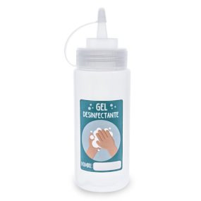Flacon de 250 ml pour bouchon de flacon de gel désinfectant