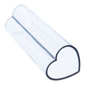 Molde tubular corazon para jabones Molde tubular corazon para jabones