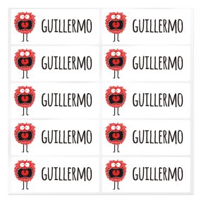 Pegatinas personalizadas monstruo Pegatinas personalizadas monstruo