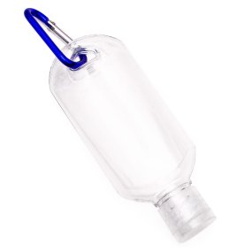 Flacon 30 ml avec mousqueton à suspendre