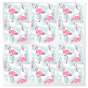 Pegatinas flamencos envases para colgar Pegatinas flamencos envases para colgar