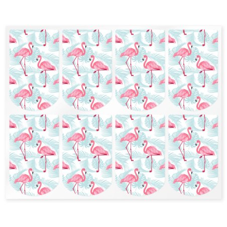 Adesivos flamingos pequenos