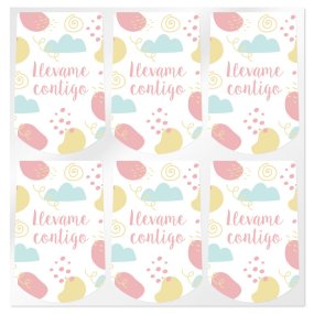 Pegatinas infantiles envases para colgar Pegatinas infantiles envases para colgar