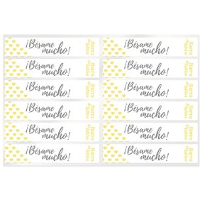 Adesivos beija-me muito