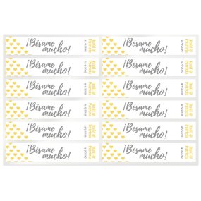Pegatinas personalizadas besame mucho