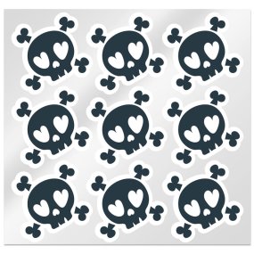 Pegatinas de calaveras para halloween Pegatinas de calaveras para halloween