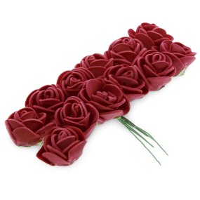 Mini fleurs marron avec fil de fer