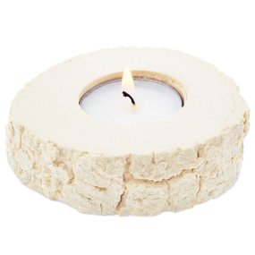 Molde porta-velas tronco pequeno Molde porta-velas tronco pequeno