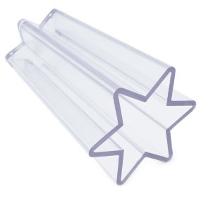 Molde estrella de metacrilato para velas Molde estrella de metacrilato para velas
