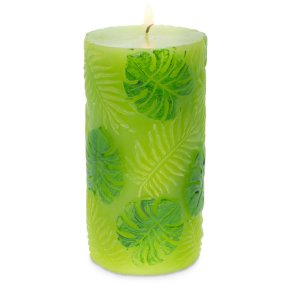 Voile tropicale vert pistache