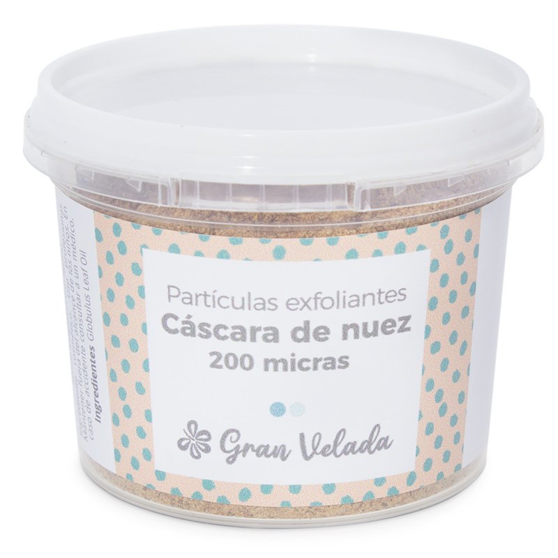Particules exfoliantes coquille de noix 200 microns