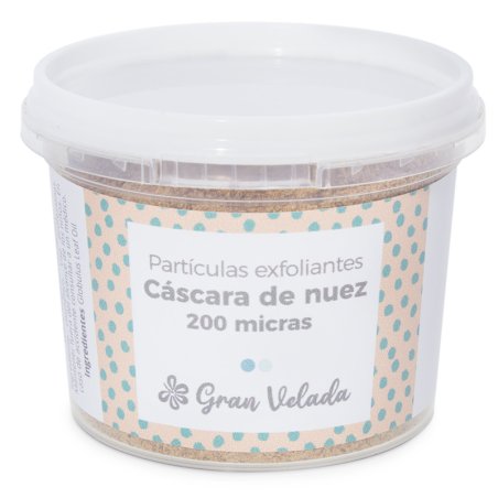 Particules exfoliantes coquille de noix 200 microns