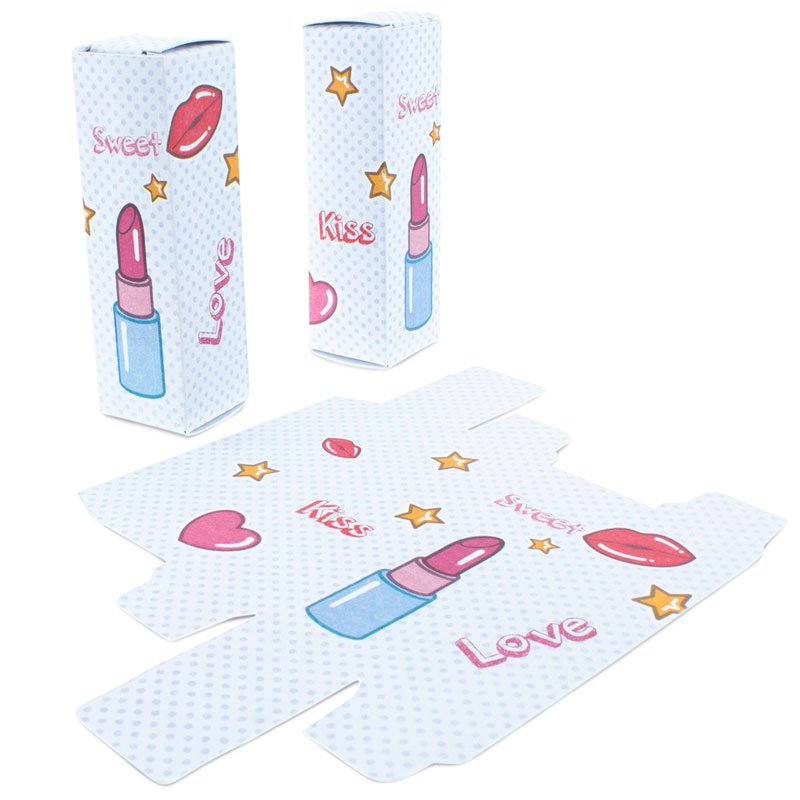 Caixa love para stick de labios