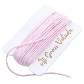 Corde en coton rose poli Corde en coton rose poli