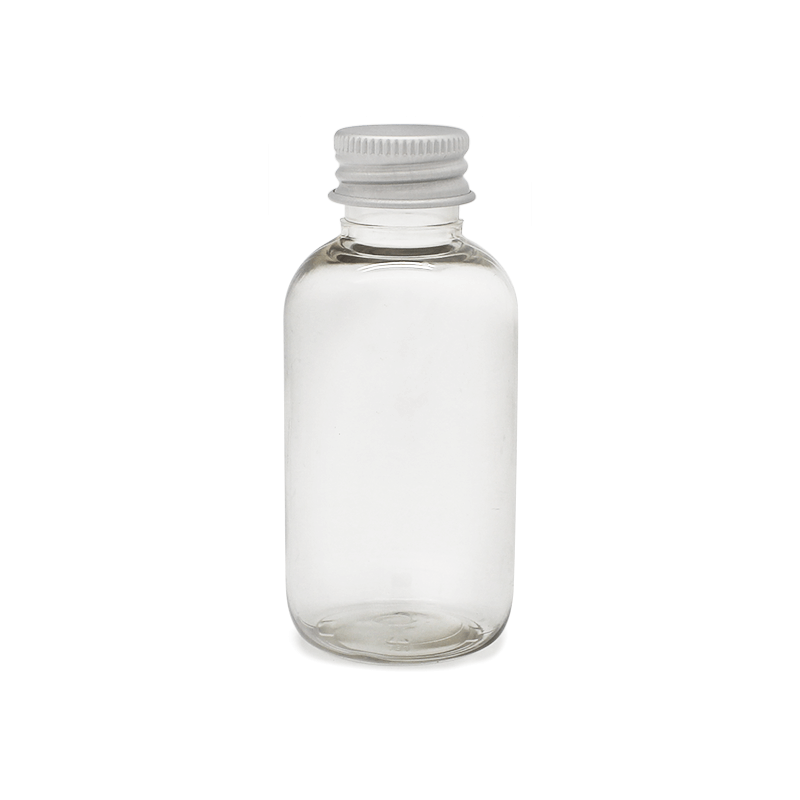 Bouteille pet boston 55 ml fil d’aluminium en gros
