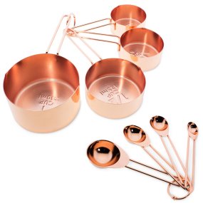 Set 4 conchas e 4 colheres de medição