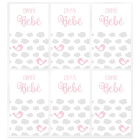 Autocollants de shampooing pour bébé Autocollants de shampooing pour bébé