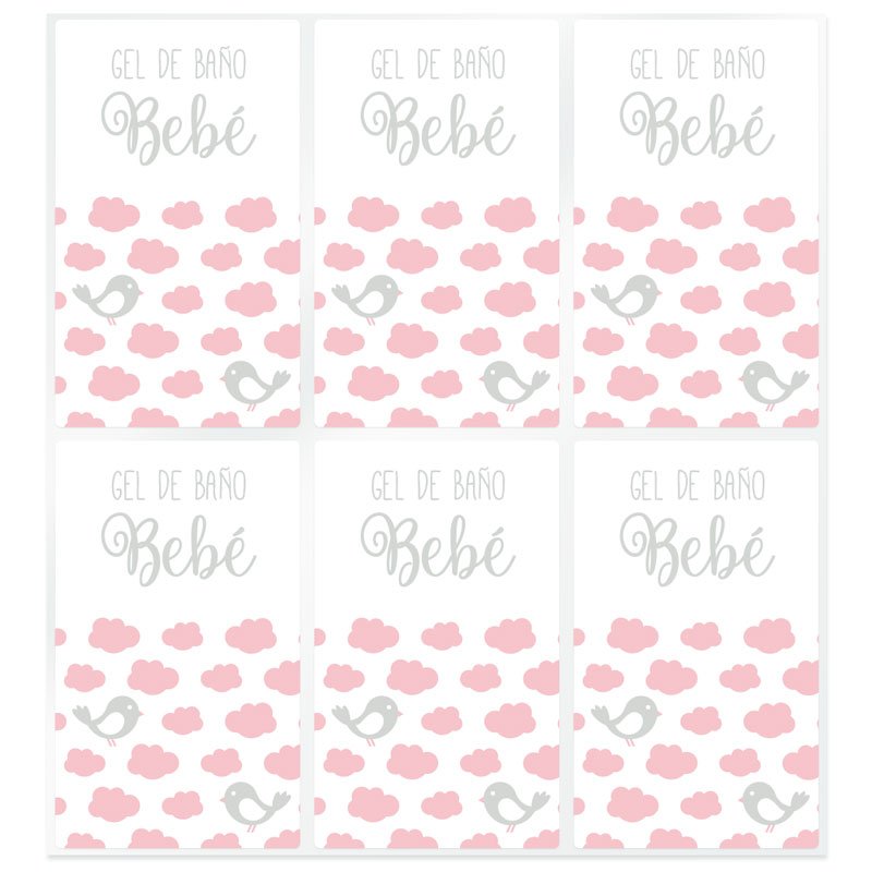 Autocollants de gel douche bébé
